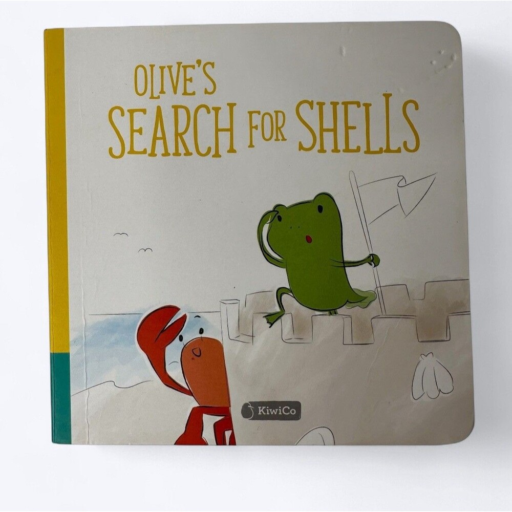 Olive's Search For Shells KiwicCo Board Book‎ Ages 0-36 Mo
